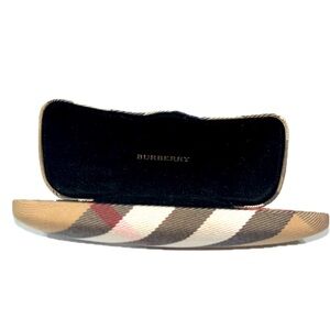 Burberry Tartan Canvas, Plaid Eyeglass Case ONLY, Hard Case